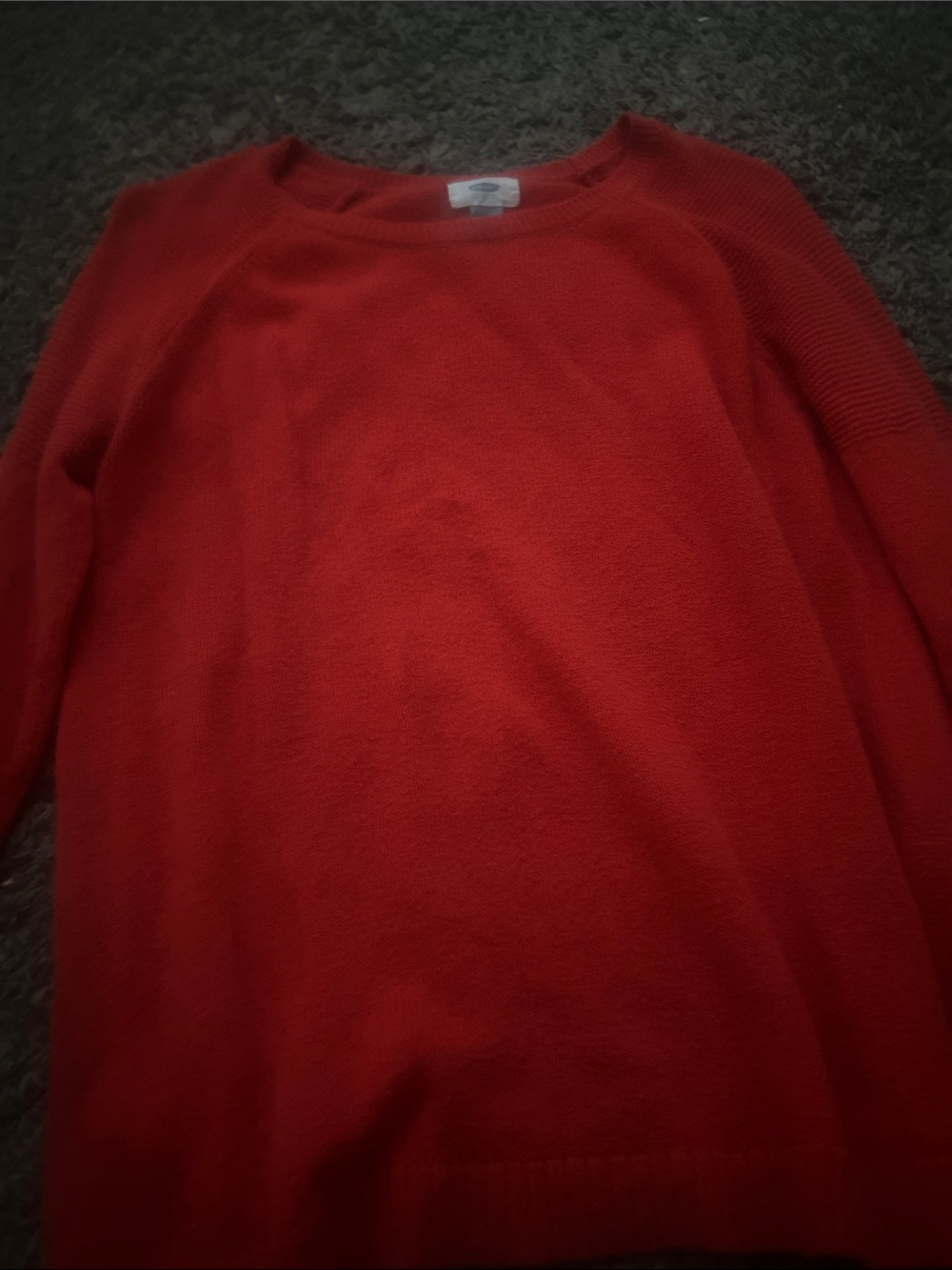 Old Navy Red Crewneck Sweater